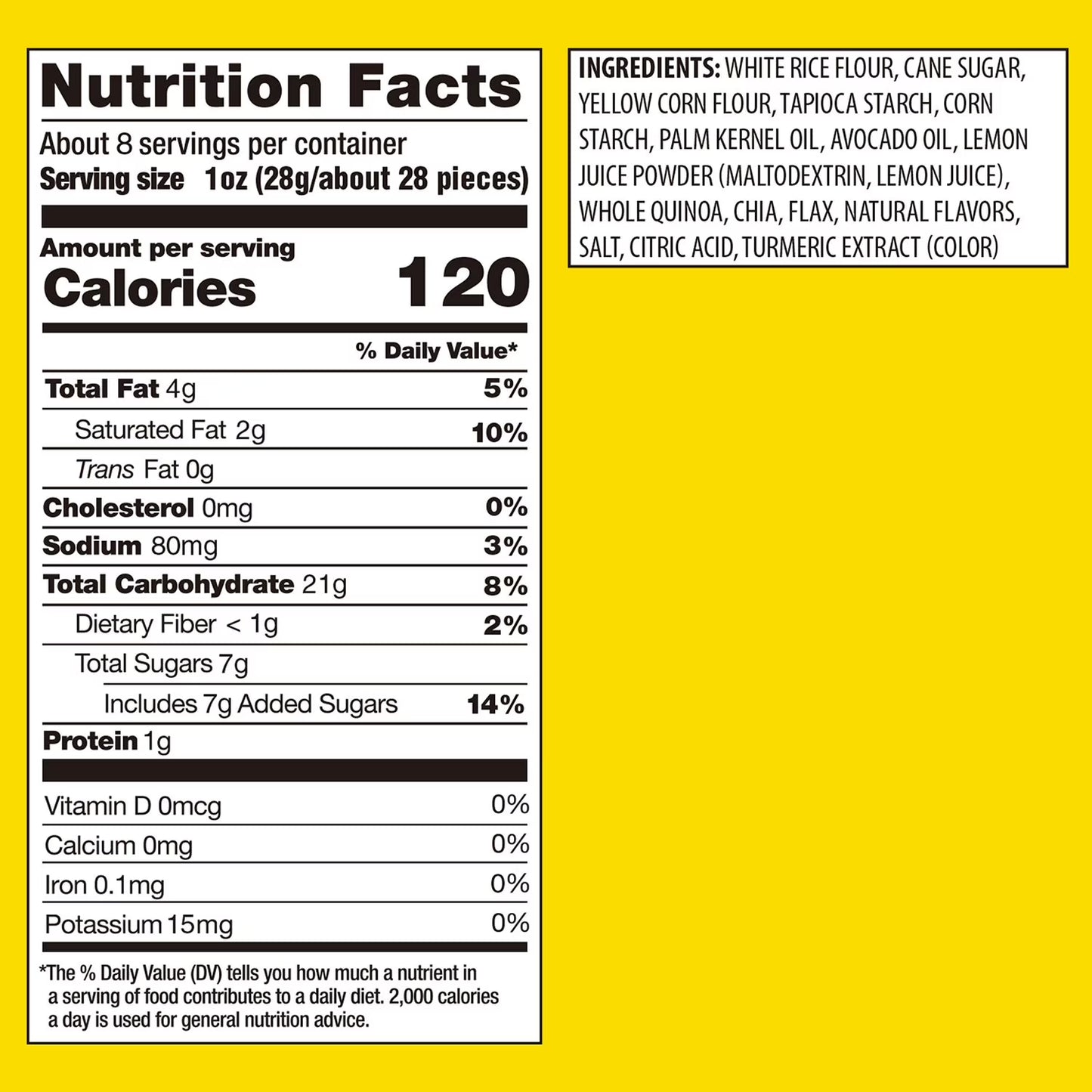 Drizzilicious Lemon Cake Mini Rice Cake Bites, 8 oz.