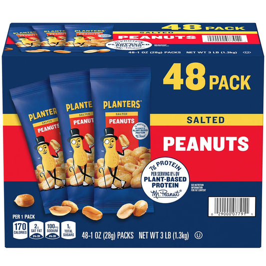 Planters Salted Peanuts, 1 oz, 48 ct.
