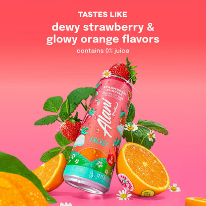 Alani Nu Strawberry Sunrise Energy Drink, 12 oz.