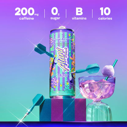 Alani Nu Purple Cotton Candy Energy Drink, 12 oz.