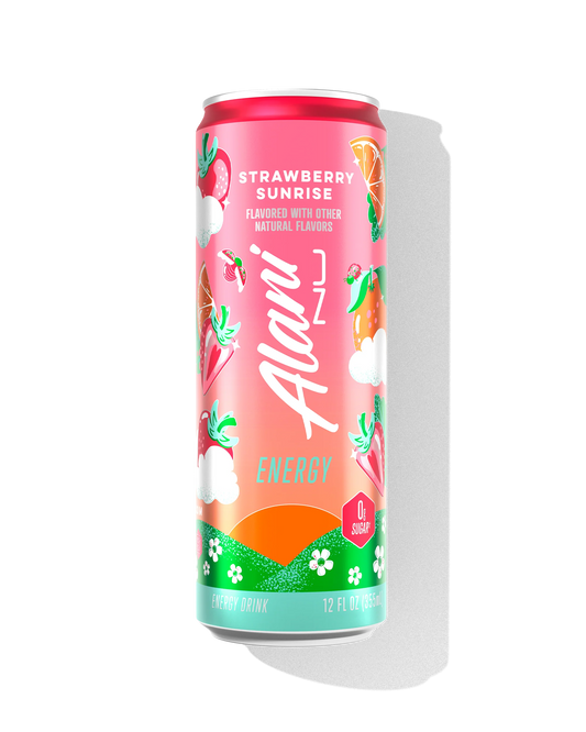 Alani Nu Strawberry Sunrise Energy Drink, 12 oz.