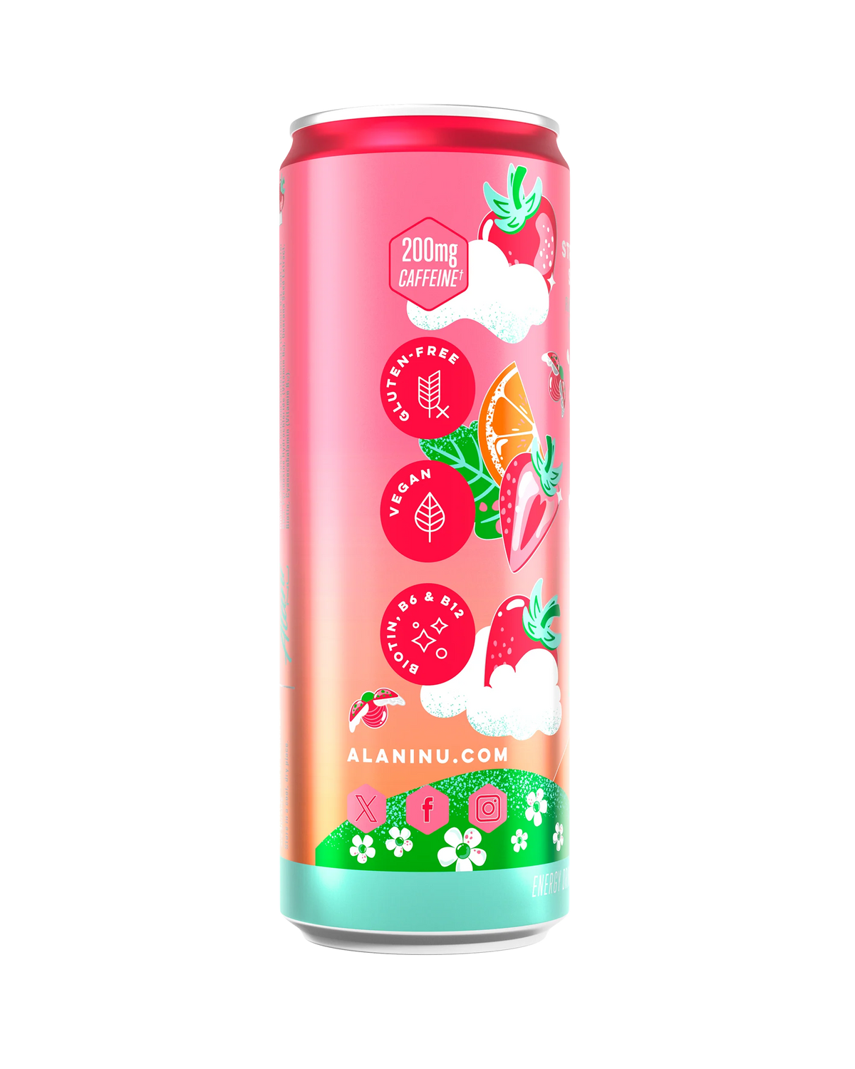 Alani Nu Strawberry Sunrise Energy Drink, 12 oz.