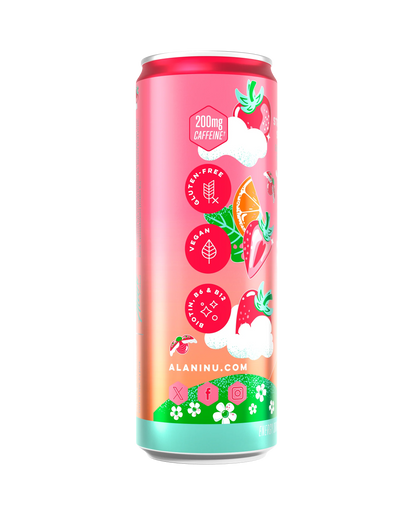 Alani Nu Strawberry Sunrise Energy Drink, 12 oz.