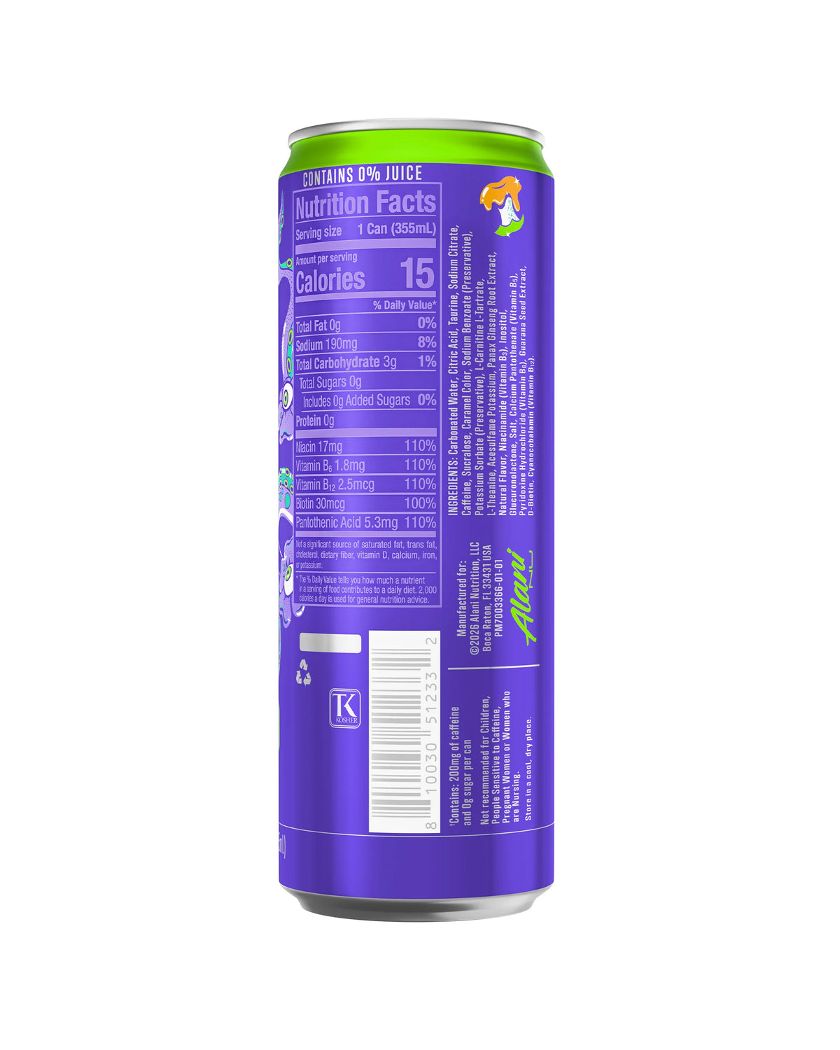 Alani Nu Witch's Brew Energy Drink, 12 oz.