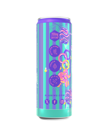 Alani Nu Purple Cotton Candy Energy Drink, 12 oz.