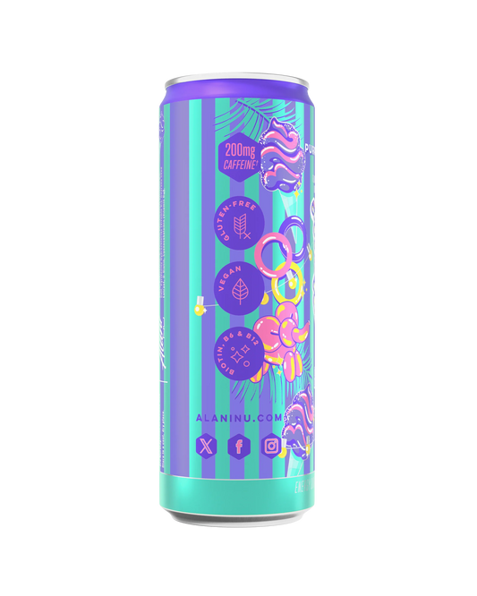 Alani Nu Purple Cotton Candy Energy Drink, 12 oz.