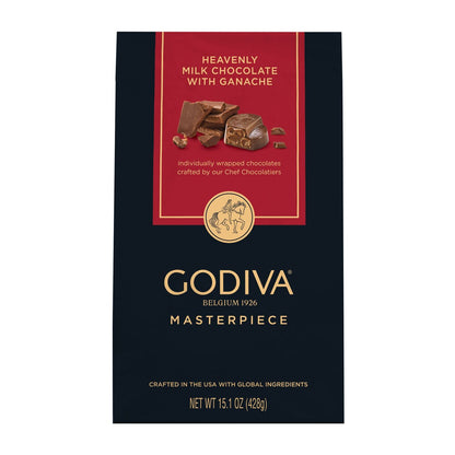 Godiva Masterpiece Ganache Milk Chocolate, 15.1 oz.