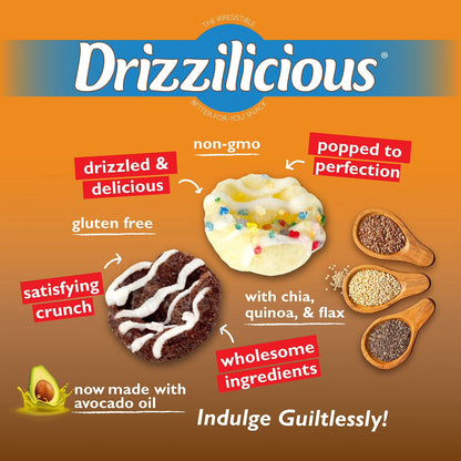 Drizzilicious Mini Rice Cake Bites Variety Pack, 32 ct.