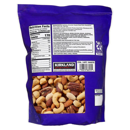 Kirkland Extra Fancy Salted Mixed Nuts, 2.5lbs.