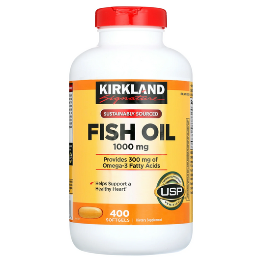 Kirkland Fish Oil 1000mg, 400 Softgels