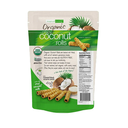Tropical Fields Organic Crispy Coconut Rolls, 11 oz.