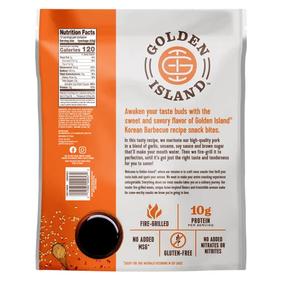 Golden Island Korean BBQ Snack Bites 1.5 oz, 12 ct.