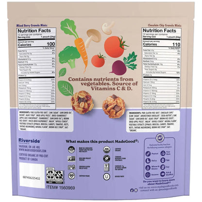 Made Good Organic Granola Minis, 0.85 oz, 24 ct.