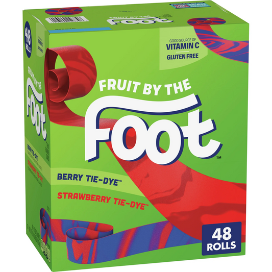 Fruit by the Foot Variety Berry & Strawberry Tie-Dye, 48 ct.