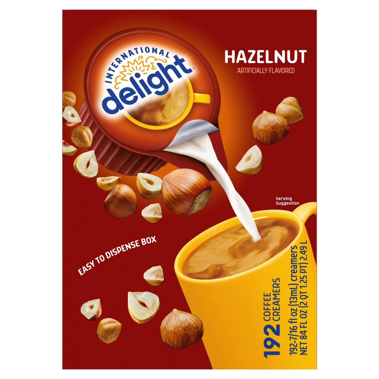 International Delight Hazelnut Creamer, 192 ct.