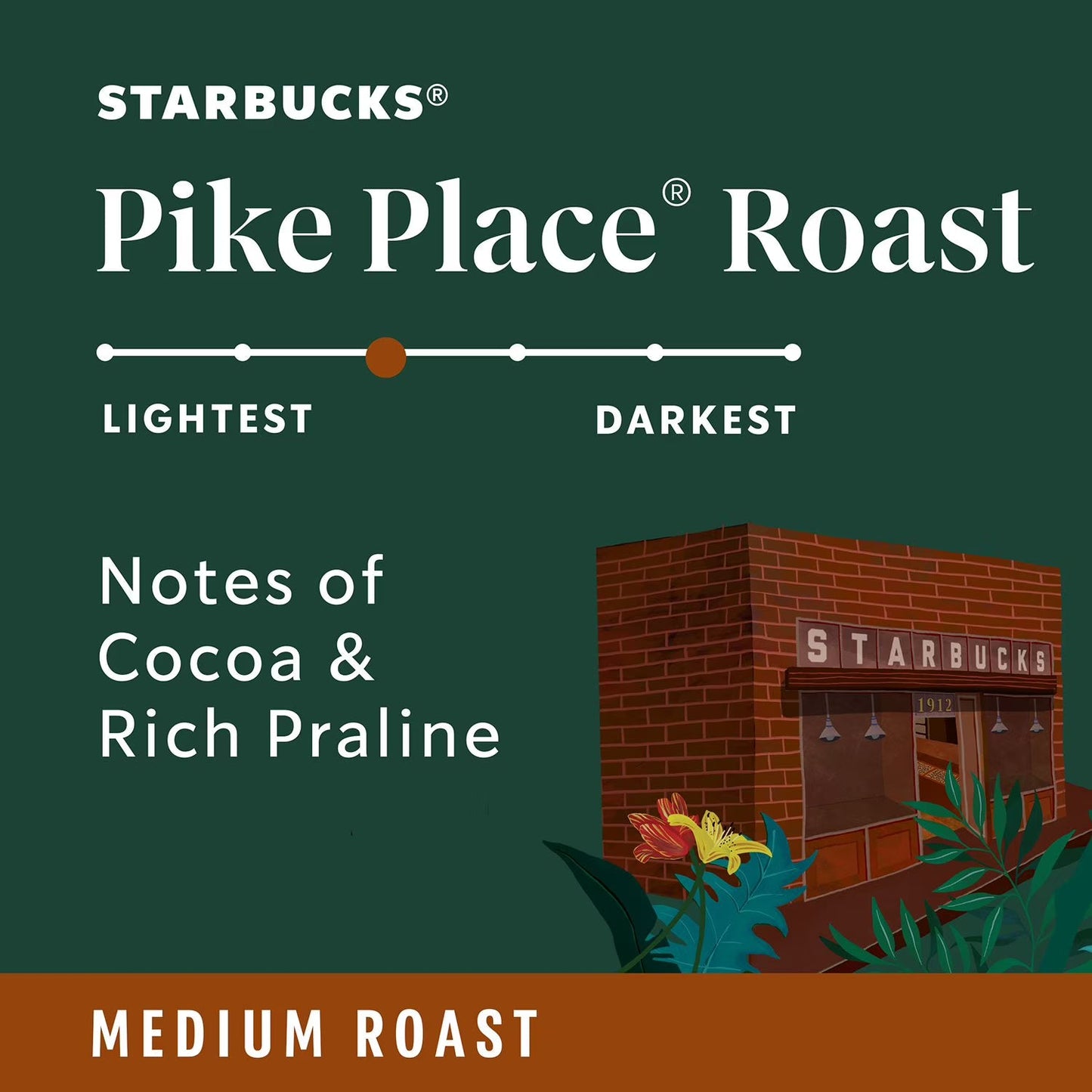Starbucks Pike Place Medium Roast K-Cups, 72 ct.
