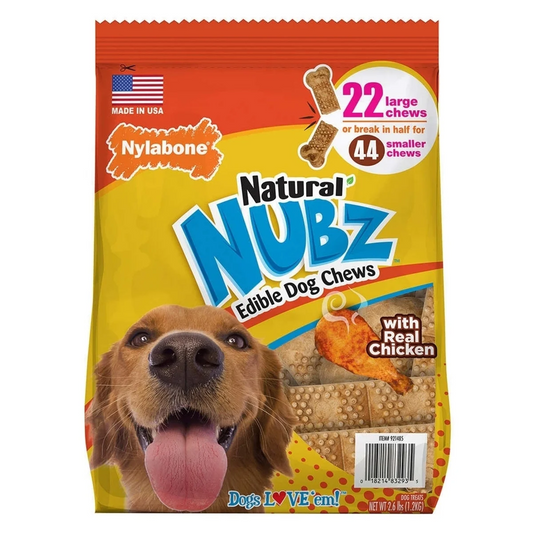 Nylabone NUBZ Dog Chews, 22 ct.