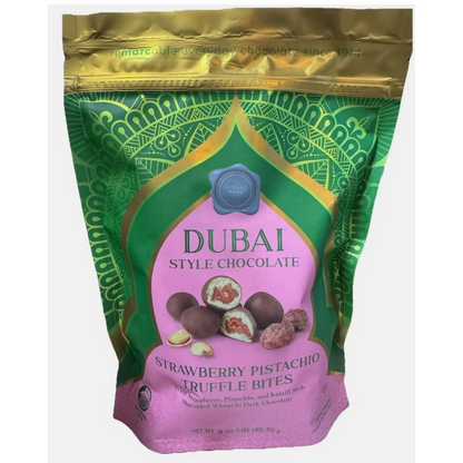 Edward Marc Dubai Style Strawberry Pistachio Truffle Bites, 18 oz.