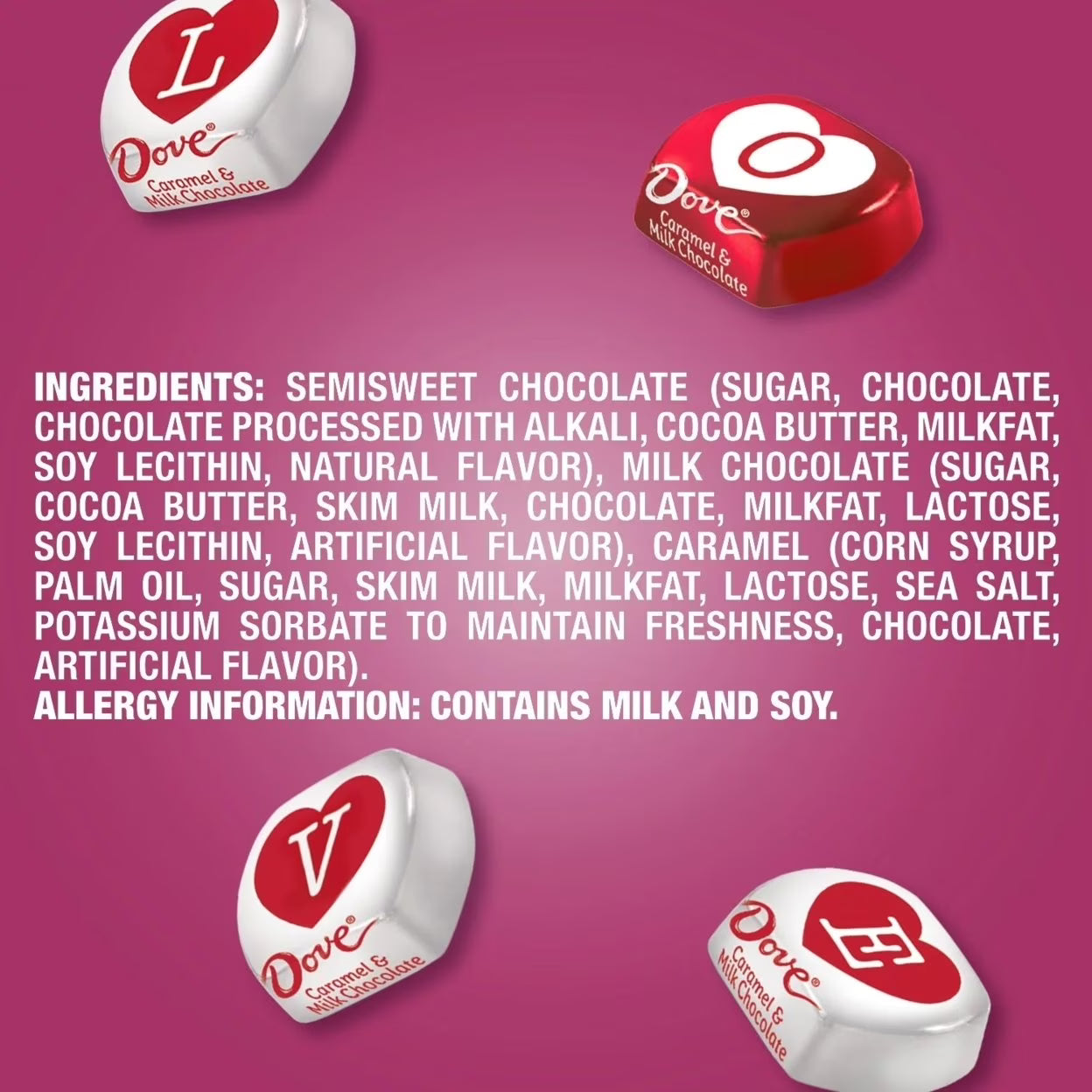 Dove Valentine's Day Mix Milk and Dark Chocolate, 28.14 oz.