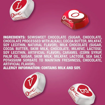 Dove Valentine's Day Mix Milk and Dark Chocolate, 28.14 oz.
