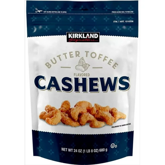 Kirkland Butter Toffee Cashews, 24oz