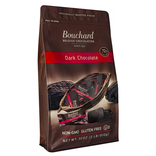 Bouchard Premium Belgian Dark Chocolate, 2 lbs.