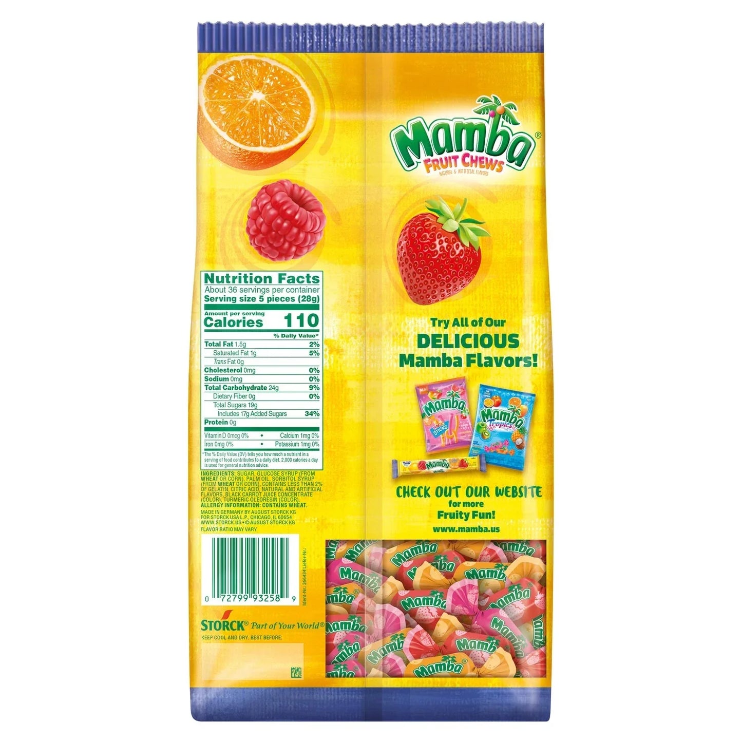 Mamba Fruit Chews, 35.3oz