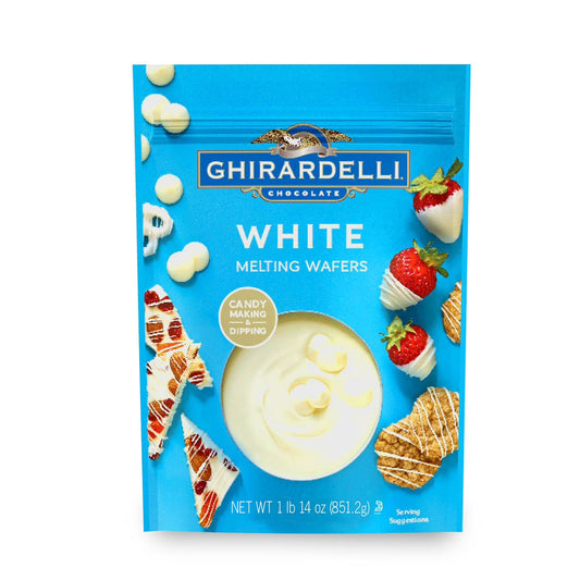 Ghirardelli White Chocolate Flavored Melting Wafers, 30 oz.