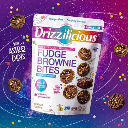 Drizzilicious Fudge Brownie Mini Rice Cakes, 8 oz.