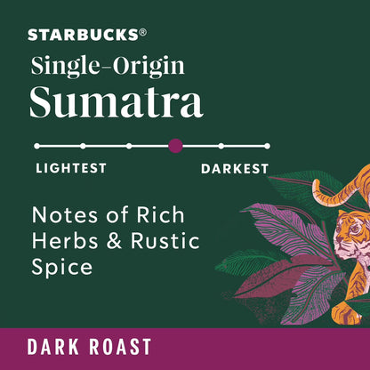 Starbucks Dark Roast Sumatra Blend K-Cups, 72 ct.