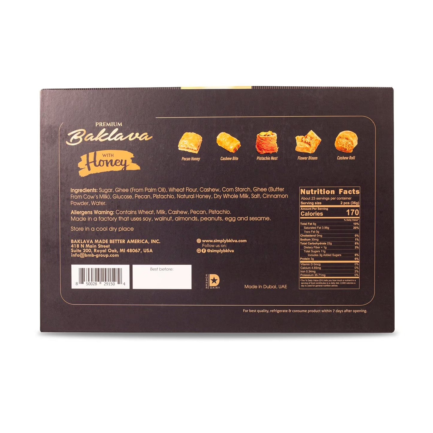 Premium Baklava 28.8 oz.