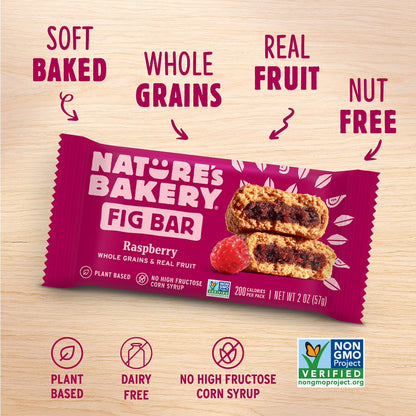 Nature's Bakery Fig Bar Variety Pack Blueberry and Raspberry, 2 oz, 32 ct.