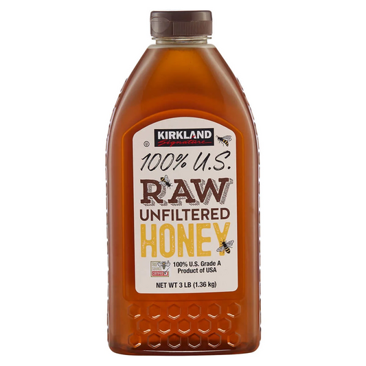 Kirkland 100% U.S. Raw Unfiltered Honey, 3 lbs.