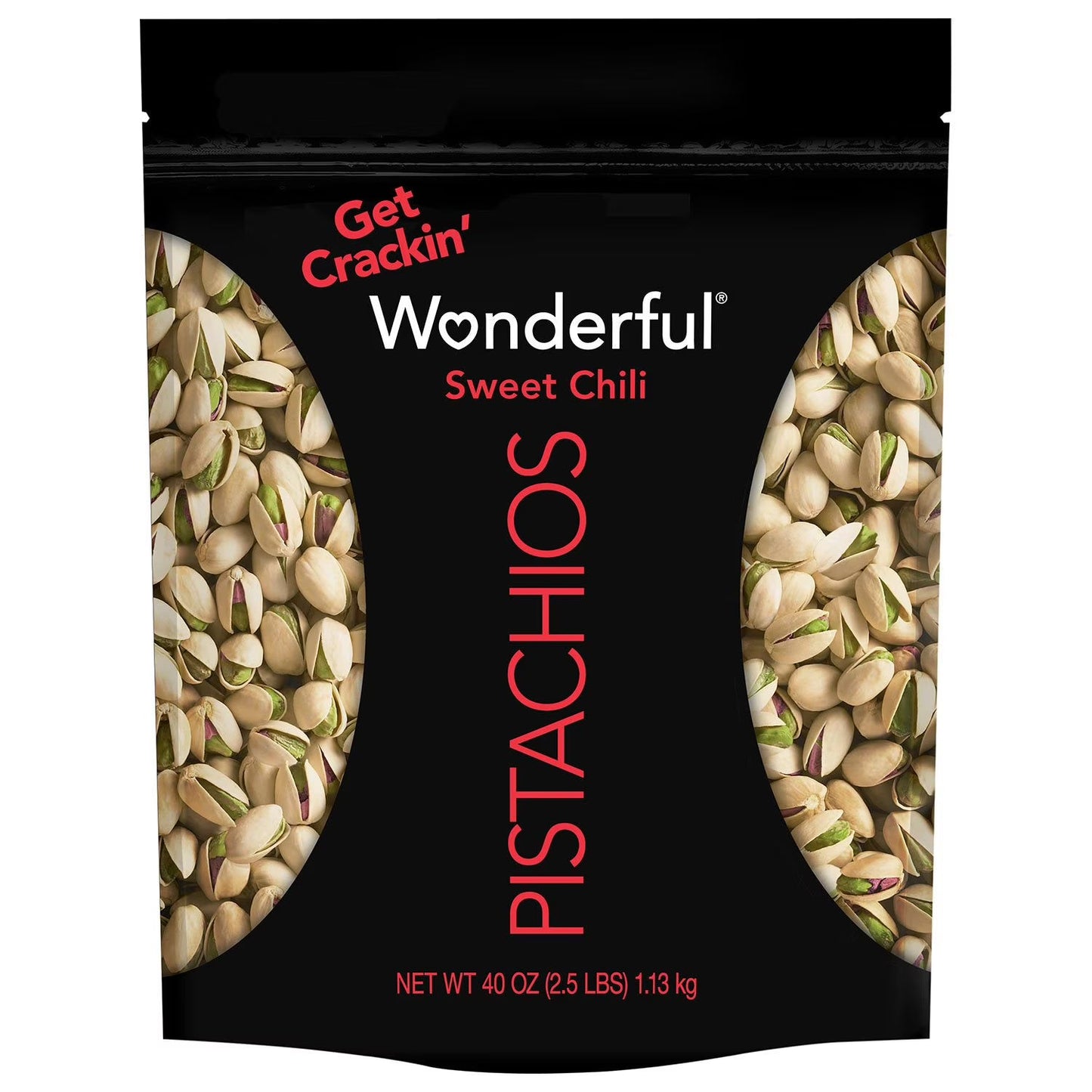 Wonderful Pistachios In-Shell Sweet Chili, 40 oz.