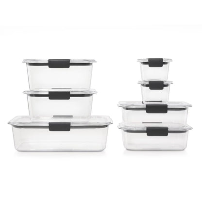 Rubbermaid Brilliance 14 Piece Set