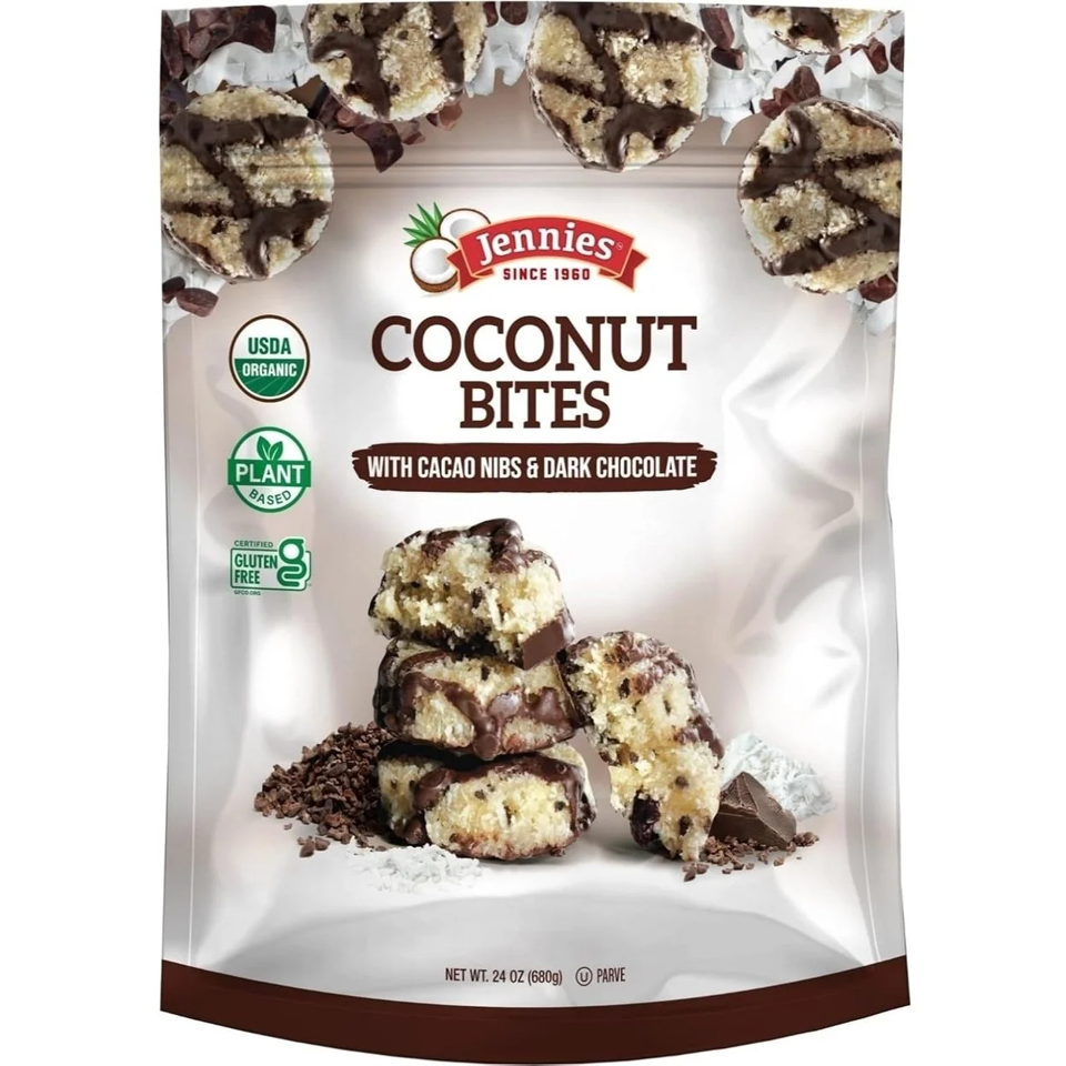 Jennies Organic Coconut Cacao Bites, 24 oz.