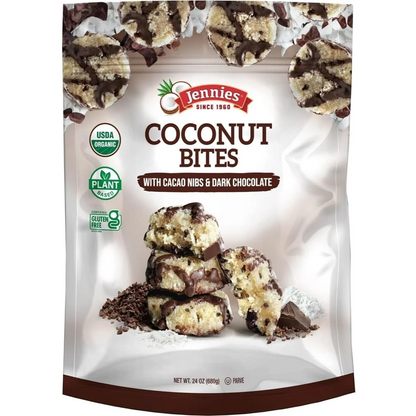 Jennies Organic Coconut Cacao Bites, 24 oz.