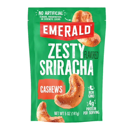 Emerald Sriracha Cashews, 5 oz.