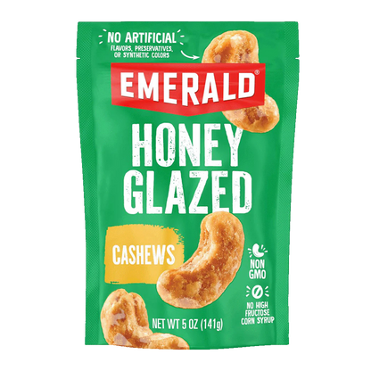 Emerald Honey Glazed Cashews, 5 oz.