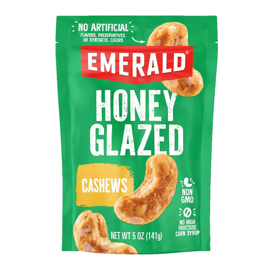 Emerald Honey Glazed Cashews, 5 oz.