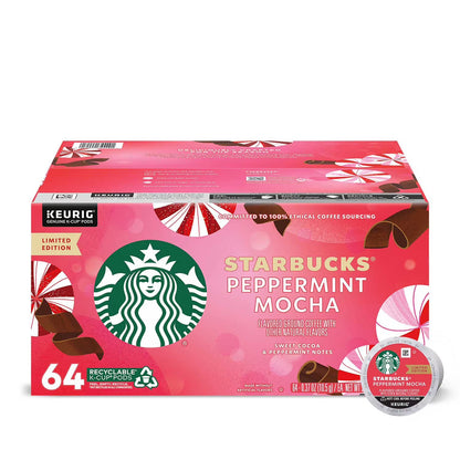 Starbucks Peppermint Mocha K-Cups, 64 ct.