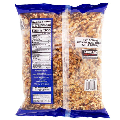 Kirkland Unsalted Walnut Halves, 3 lbs.
