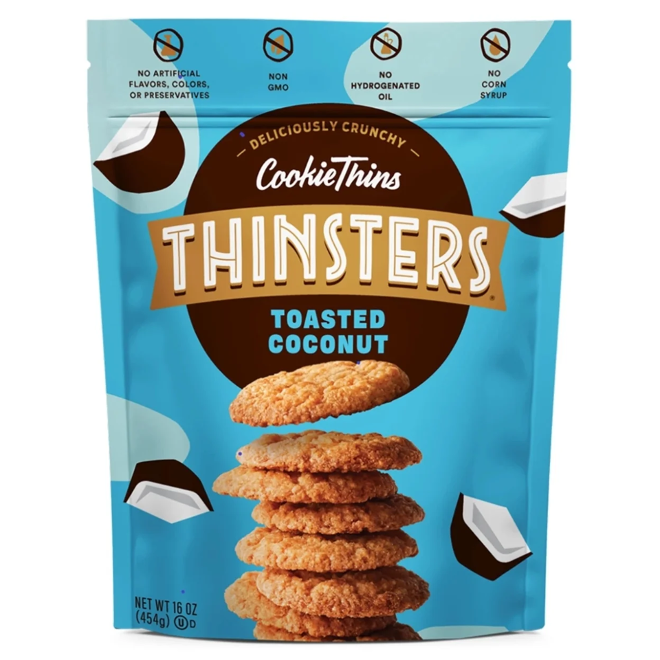 Thinsters Toasted Coconut Cookie Thins, 16 oz.