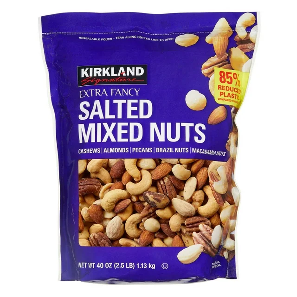 Kirkland Extra Fancy Salted Mixed Nuts, 2.5lbs.