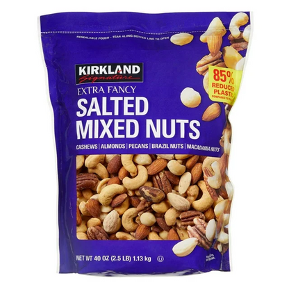 Kirkland Extra Fancy Salted Mixed Nuts, 2.5lbs.