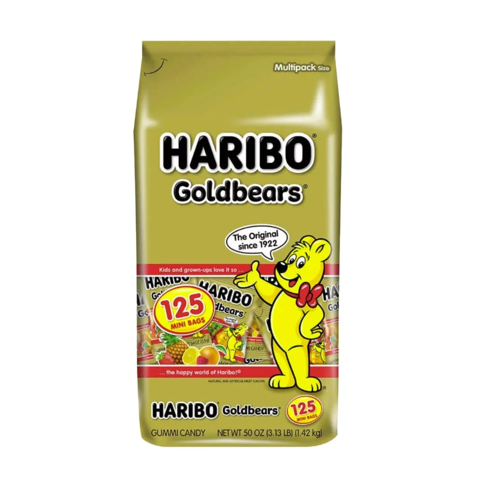 Haribo Gummy Bears, 0.4 oz, 125 ct.