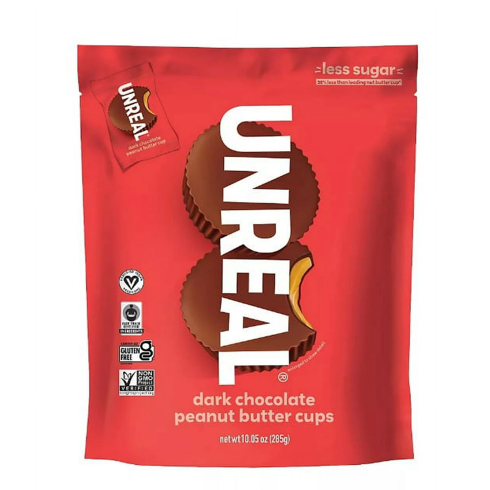 Unreal Dark Chocolate Peanut Butter Cups, 10.05 oz.