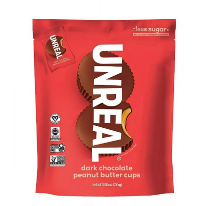 Unreal Dark Chocolate Peanut Butter Cups, 10.05 oz.