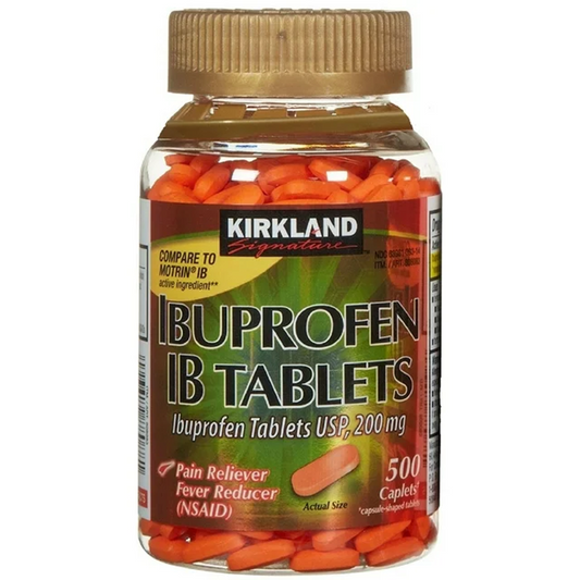Kirkland Ibuprofen IB 200mg, 500 caplets