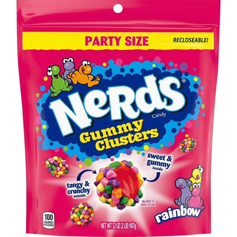 Nerds Gummy Clusters Rainbow, 32 oz